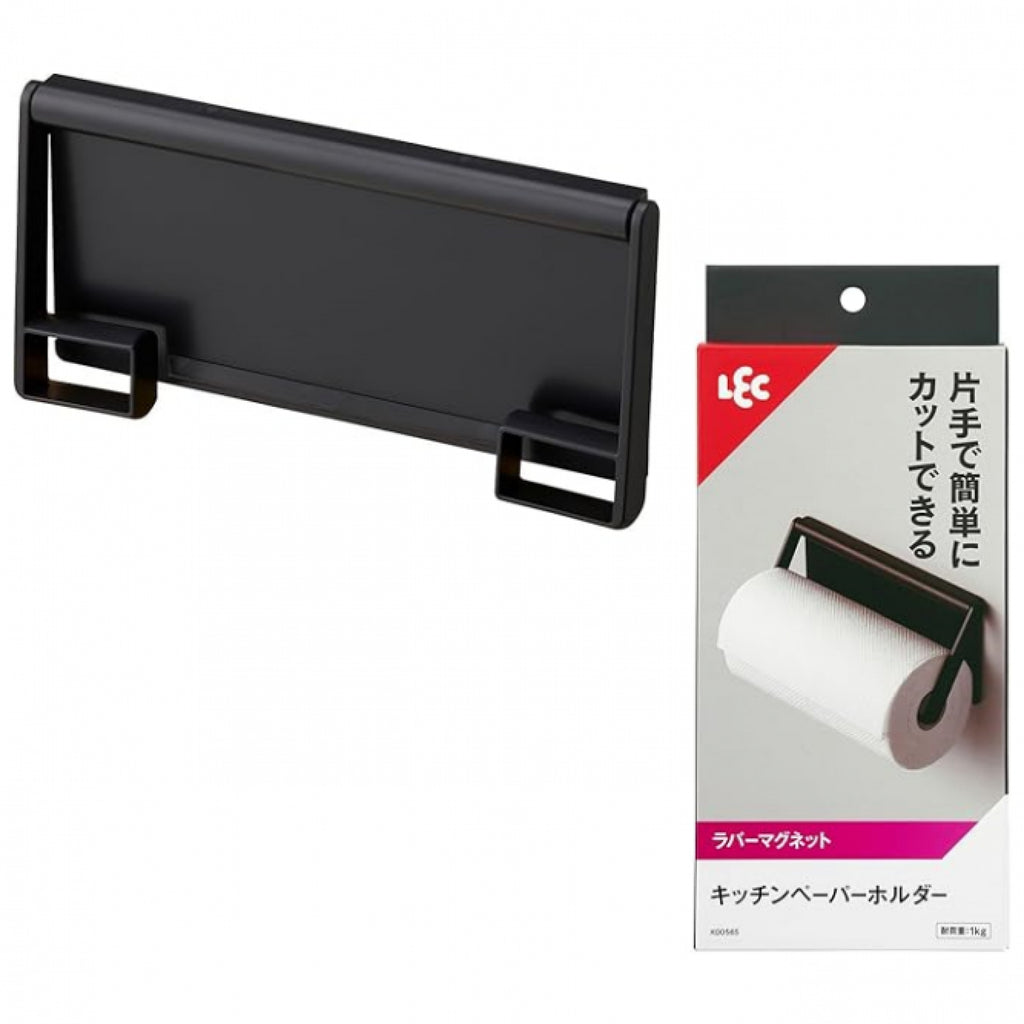 レック ラップ & ペーパーホルダー ホワイト (ラバーマグネット) 耐荷重2kg 海外製大型ロールペーパー対応